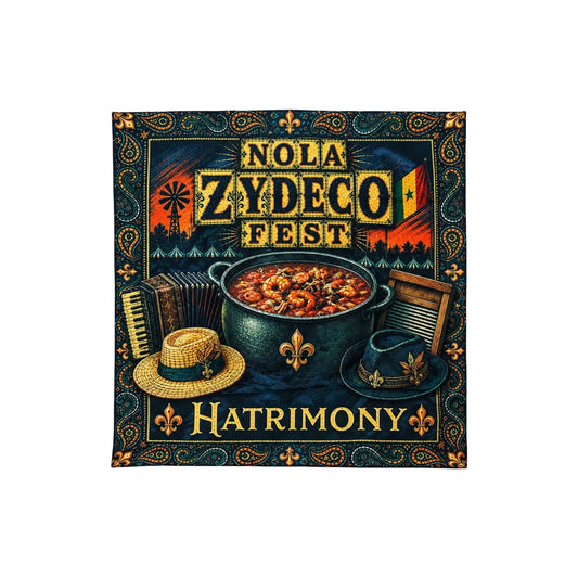 NOLA ZYDECO FESTIVAL x HATRIMONY |The Culture & Rhythm Bandana