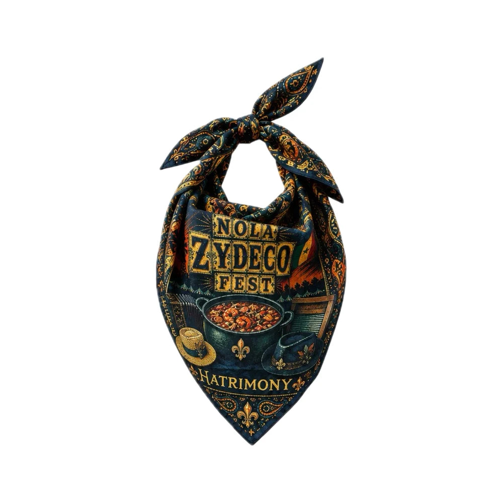 NOLA ZYDECO FESTIVAL x HATRIMONY |The Culture & Rhythm Bandana